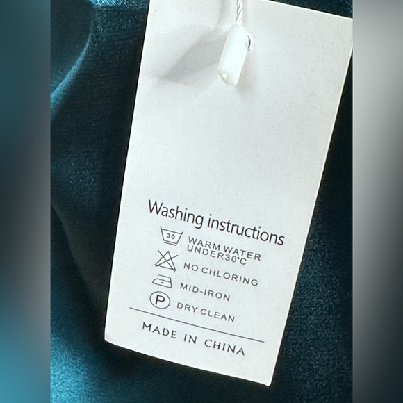 Ruched Draped Satin Dress with Side Slit - Picture 6 of 10